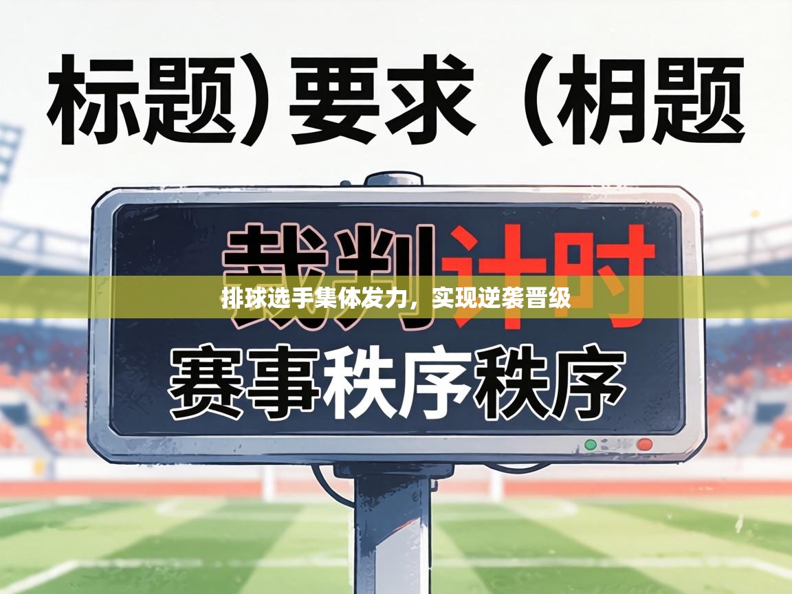 排球选手集体发力,实现逆袭晋级 第1张